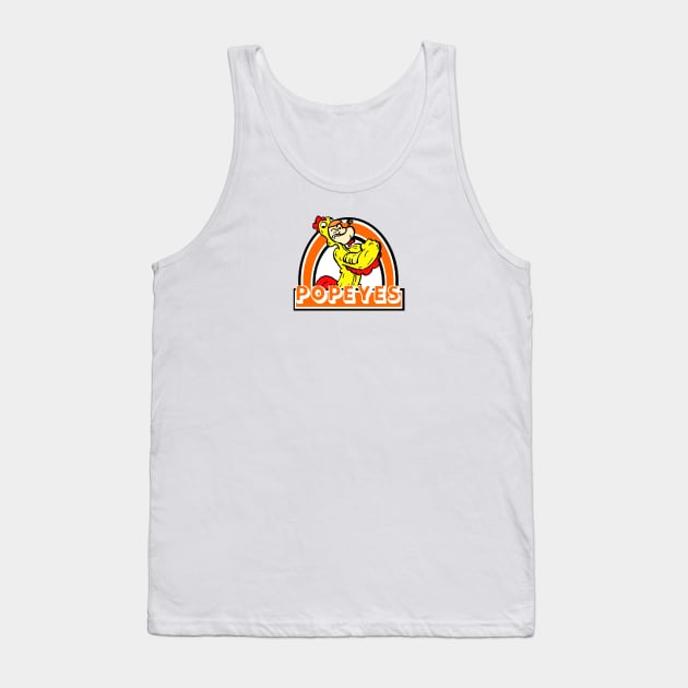 Popeyes chicken Tank Top by Undeadredneck